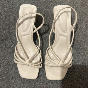 Primark Off-White Strappy Heels